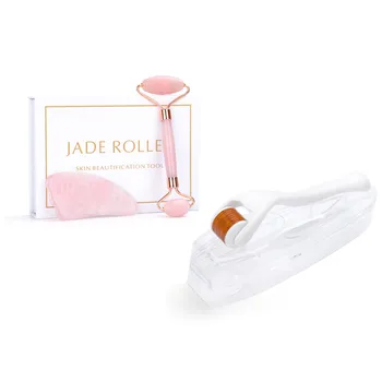 Jade Roller Scraping Board Micro Needle Roller Set Facial Massager Face Lift Anti-wrinkle Natural Stone Skin Care Set for gift
Jade Roller Scraping Board Micro Needle Roller Set Facial Massager Face Lift Anti-wrinkle Natural Stone Skin Care Set for gift