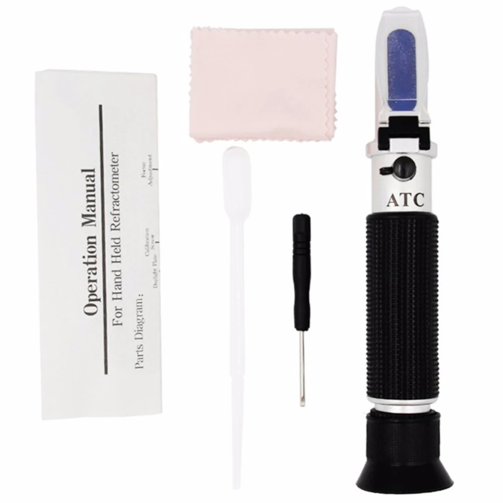 High-precision Refractometer Salinity Scale Display Atc Refractive Handheld Seawater Salinity Meter 0-100 With Box Measuring
High-precision Refractometer Salinity Scale Display Atc Refractive Handheld Seawater Salinity Meter 0-100 With Box Measuring