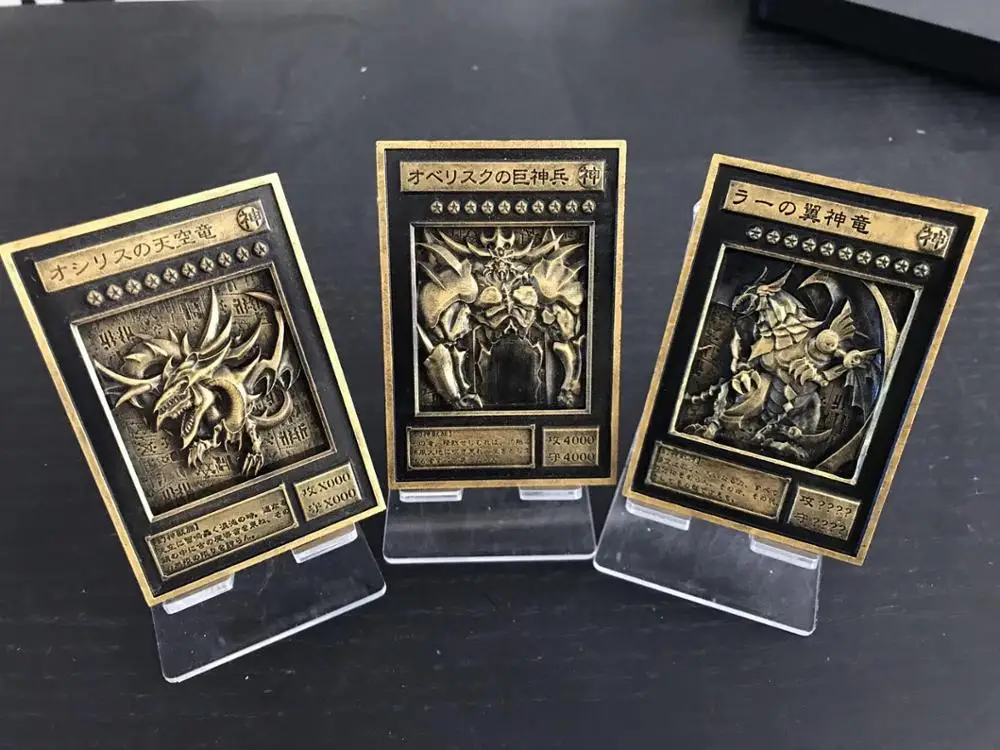 Yu Gi Oh 3D Three Magic Gods Muto Game Japanese Animation Restored Metal Card Stereo Card
Yu Gi Oh 3D Three Magic Gods Muto Game Japanese Animation Restored Metal Card Stereo Card