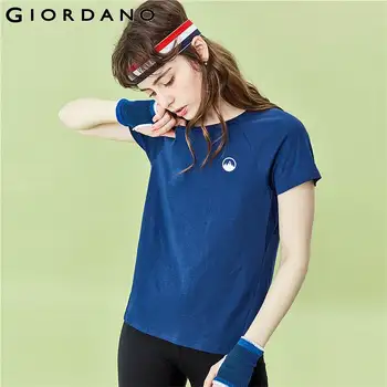 Giordano Women TShirts Quick Drying Solid Short Sleeves Tshirt Women Printed Sporty Crewneck Chemise Femme 13320207 
Giordano Women TShirts Quick Drying Solid Short Sleeves Tshirt Women Printed Sporty Crewneck Chemise Femme 13320207