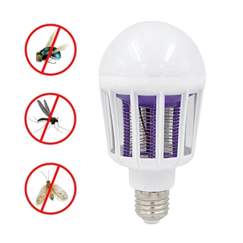 110~220V LED Mosquito Killer Bulb E27 9W LED Bulb For Home Lighting Bug Zapper Trap Lamp Insect Anti Mosquito Repeller Light
110~220V LED Mosquito Killer Bulb E27 9W LED Bulb For Home Lighting Bug Zapper Trap Lamp Insect Anti Mosquito Repeller Light