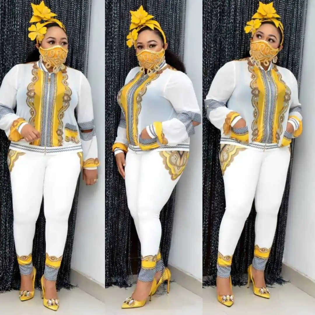 African Women Sets Long Sleeve Blazer Jacket Pants Suit Office Lady Clothes Elegant 2 Piece Set Business Outfits Africa Clothing
African Women Sets Long Sleeve Blazer Jacket Pants Suit Office Lady Clothes Elegant 2 Piece Set Business Outfits Africa Clothing