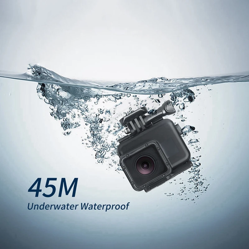 Водонепроницаемый чехол для экшн-камеры Go Pro Hero 7 6 5 длина 45 м черный подводной
