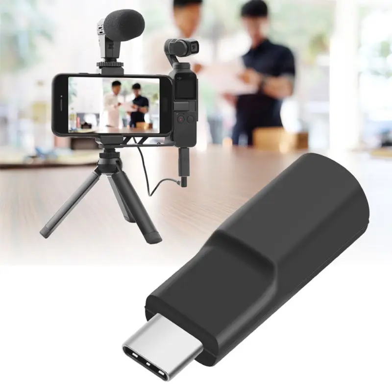 Design For DJI OSMO POCKET Audio Adapter 3.5mm External Microphone Connector For Audio Recording
Design For DJI OSMO POCKET Audio Adapter 3.5mm External Microphone Connector For Audio Recording