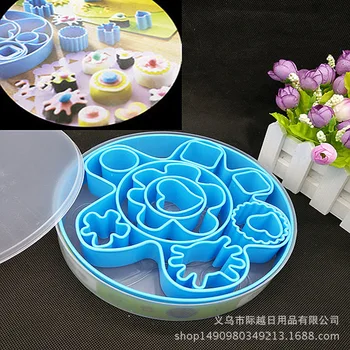 Fondant Cake Mould 13 Pieces Plastic Cookie Cutter Die Pressing Die Heart Flower Fruit Cutter Kitchen Bakery
Fondant Cake Mould 13 Pieces Plastic Cookie Cutter Die Pressing Die Heart Flower Fruit Cutter Kitchen Bakery