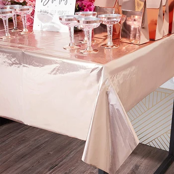 Rose Gold Table Cloth Waterproof Glitter Foil Party Table Cover Rectangular Tablecloth Baby Shower Wedding Birthday Party Decor
Rose Gold Table Cloth Waterproof Glitter Foil Party Table Cover Rectangular Tablecloth Baby Shower Wedding Birthday Party Decor