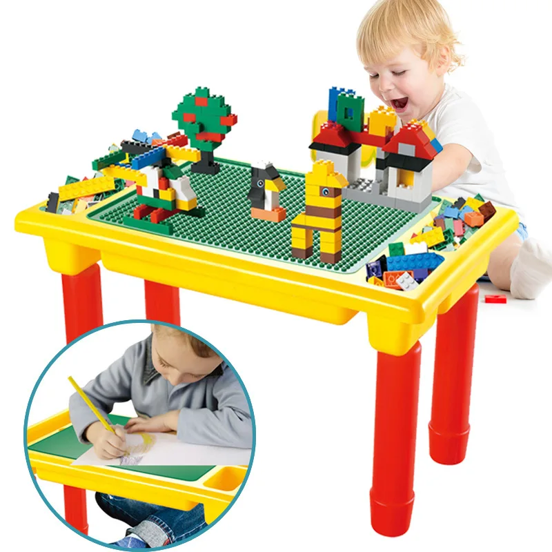 DIY Classic Blocks Multifunctional Table With Baseplate Creative Brick Desk Educational Toy For Kids Compatible With LegoED
DIY Classic Blocks Multifunctional Table With Baseplate Creative Brick Desk Educational Toy For Kids Compatible With LegoED