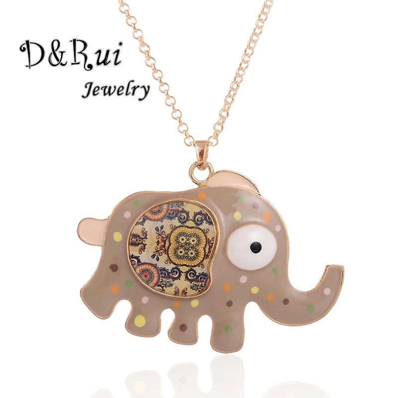 D&Rui Jewelry 2019 Charm Elephant Chokers Necklaces for Women Kids New Fashion Gold Color Long Chain Pendant Animal Necklace
D&Rui Jewelry 2019 Charm Elephant Chokers Necklaces for Women Kids New Fashion Gold Color Long Chain Pendant Animal Necklace