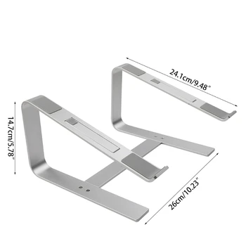 Aluminum Laptop Stand for Desk Compatible for Mac MacBook Pro Air Apple Notebook, Portable Holder Ergonomic Elevator 
Aluminum Laptop Stand for Desk Compatible for Mac MacBook Pro Air Apple Notebook, Portable Holder Ergonomic Elevator