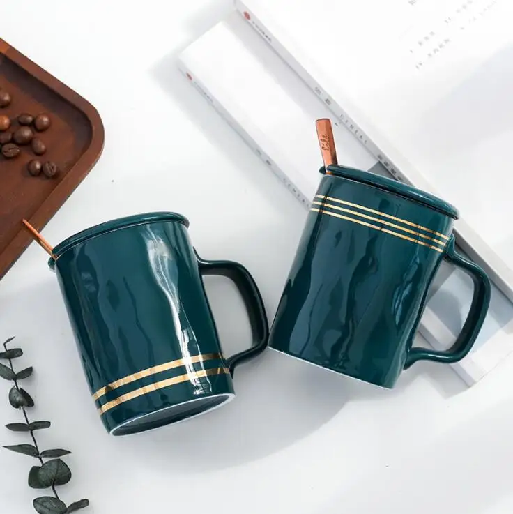 Ceramic Afternoon Black Tea Cups And Cover With Spoon Coffee Cup With Tray Porcelain Drinkware Set
Ceramic Afternoon Black Tea Cups And Cover With Spoon Coffee Cup With Tray Porcelain Drinkware Set