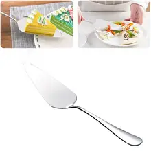 Multifuncional triângulo de aço inoxidável bolo pá conjunto maridade pá bolo servidor pizza fondant bolo (prata)(China)