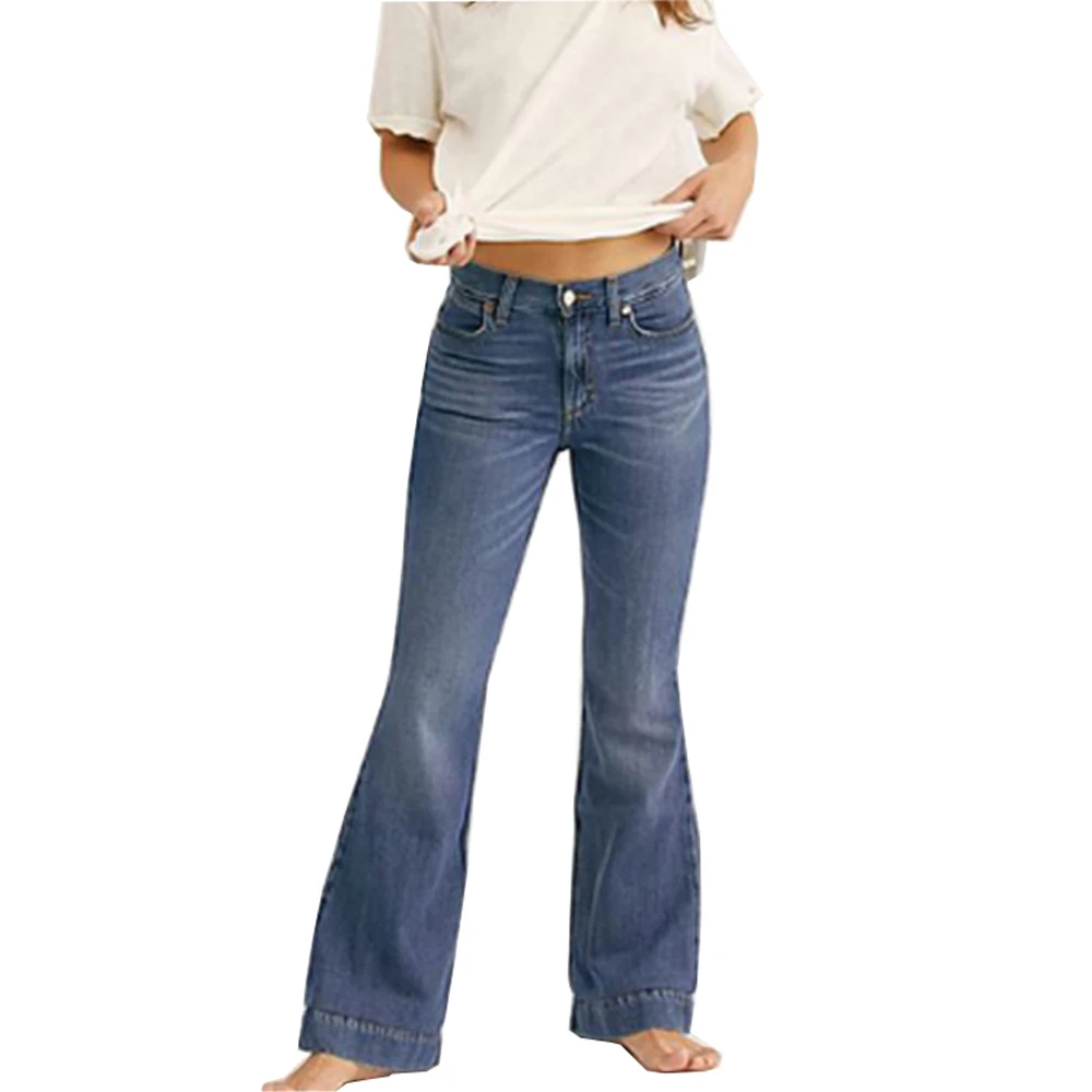 Wide Leg Jeans Mom Streetwear Women's Plus Size Flared Fashion Solid Color Bell Bottom Jeans Slim Slimming Pants Fringed Trouser
Wide Leg Jeans Mom Streetwear Women's Plus Size Flared Fashion Solid Color Bell Bottom Jeans Slim Slimming Pants Fringed Trouser