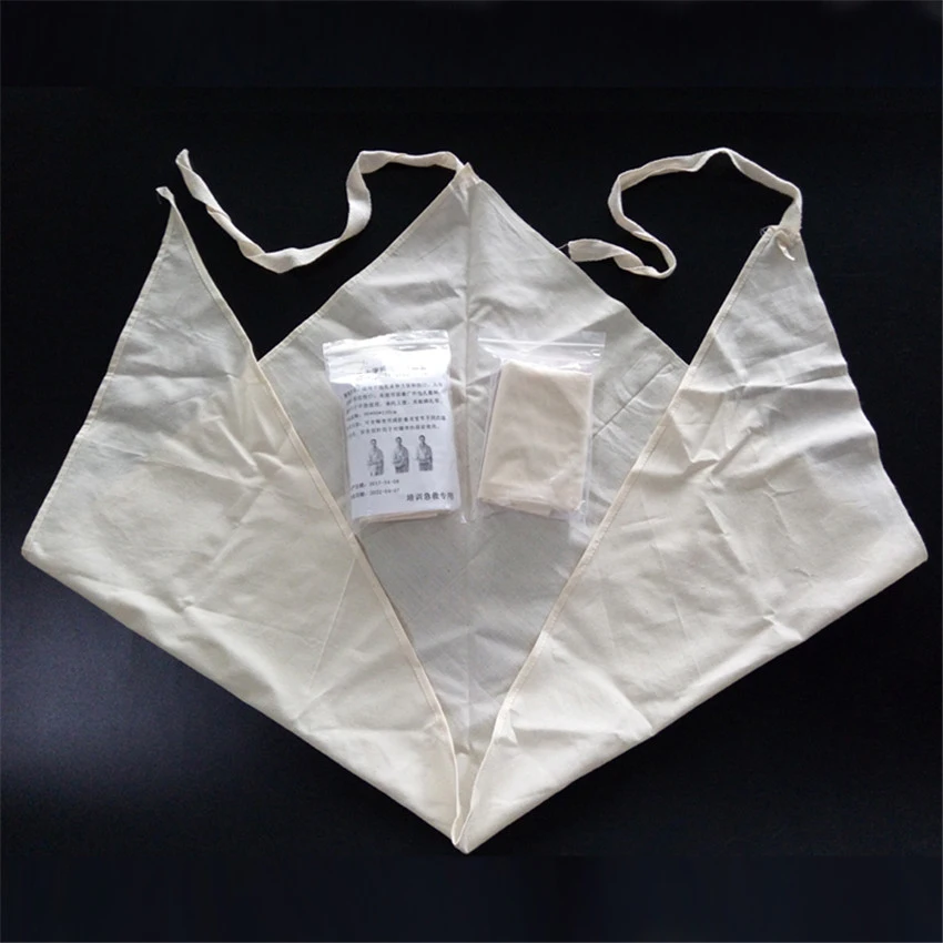 Reusable Triangle Towel Bandage First Aid Emergency Kit With 2 Straps Cotton Triangle Bandage Bag Rescue First Aid Kits 
Reusable Triangle Towel Bandage First Aid Emergency Kit With 2 Straps Cotton Triangle Bandage Bag Rescue First Aid Kits