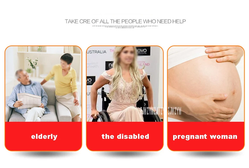 Description Picture 2 of itemAST7265 Folding Shower Chair Shower Folding Seat Bench Bath Stool Wall Mounted Stool Bathroom Wall Chair For Elderly Disabled