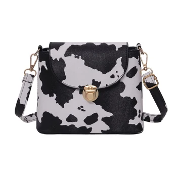 Fashion Women Cow Printed Shoulder Bag PU Leather Female Crossbody Bucket Handbag Travel Outdoor Ladies Simple Small Pouch 2020 
Fashion Women Cow Printed Shoulder Bag PU Leather Female Crossbody Bucket Handbag Travel Outdoor Ladies Simple Small Pouch 2020