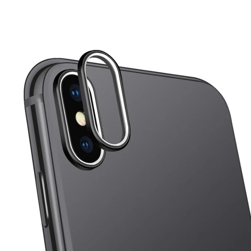 Alloy Metal Back Camera Lens Ring Tempered Glass Screen Protector For iPhone 11 Pro Max Rear Cover Protective Film Lens Case