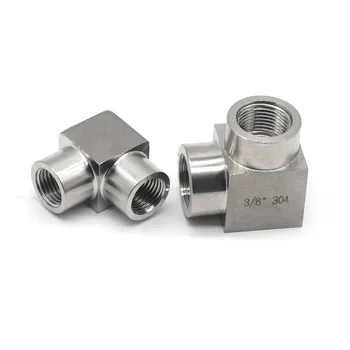 Right Angle Conversion High Pressure 1/8" 1/4" 3/8" 1/2" NPT Female 90 Degree Pipe Fitting 304 Stainless Steel Water Gas Oil
Right Angle Conversion High Pressure 1/8" 1/4" 3/8" 1/2" NPT Female 90 Degree Pipe Fitting 304 Stainless Steel Water Gas Oil