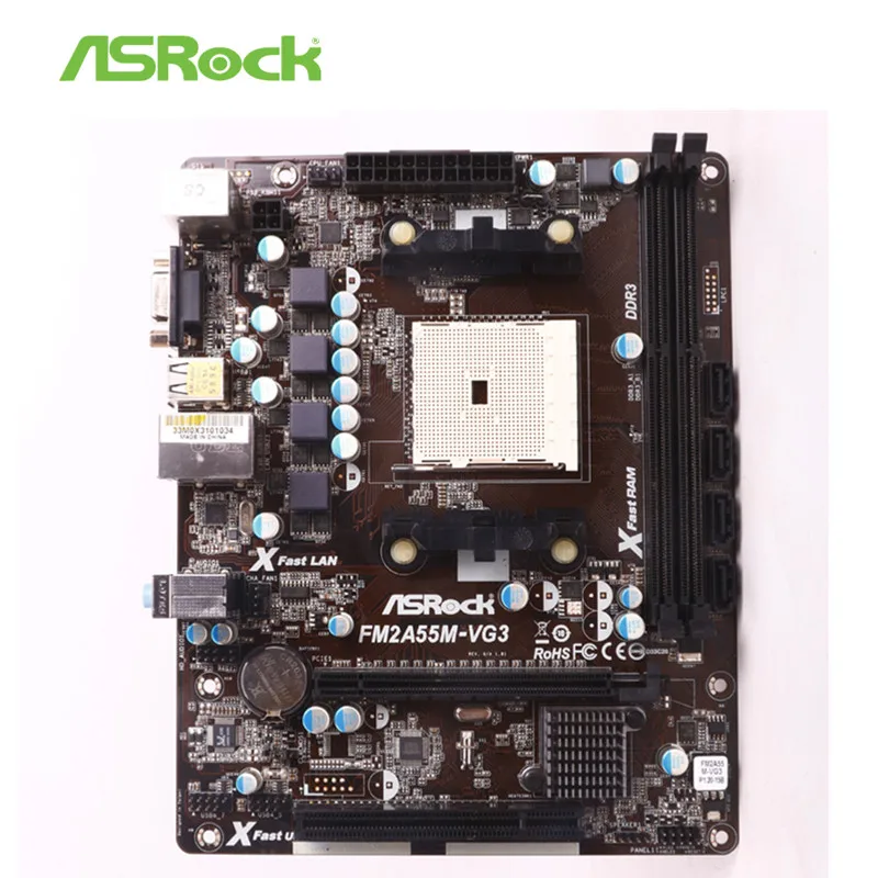 Free shipping Used for ASRock FM2A55M-VG3 supports FM2 CPU disassemble,100% tested good
Free shipping Used for ASRock FM2A55M-VG3 supports FM2 CPU disassemble,100% tested good