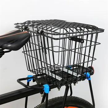 Bicycle rear basket Anti-theft Car Basket With Cover And Rear Shelf Of Bicycle Rear Basket Spring blue rear tail basket
Bicycle rear basket Anti-theft Car Basket With Cover And Rear Shelf Of Bicycle Rear Basket Spring blue rear tail basket