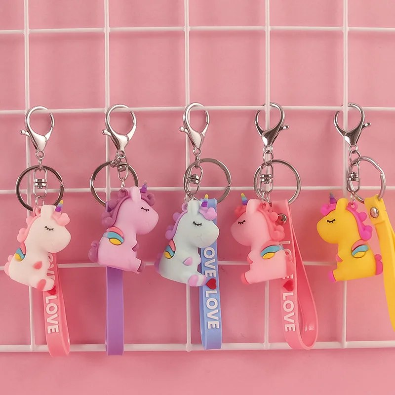 PVC Cartoon Key Button Soft Silcone Doll Keychain Colorful My Little Unicorn Car Pendant Key Chain
PVC Cartoon Key Button Soft Silcone Doll Keychain Colorful My Little Unicorn Car Pendant Key Chain