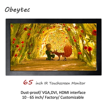 65 inch open frame embedded monitor with IR multi touch screen, HDMI port , 1920*1080, 350nits, 24*7 hours working,OB650-IPK
65 inch open frame embedded monitor with IR multi touch screen, HDMI port , 1920*1080, 350nits, 24*7 hours working,OB650-IPK