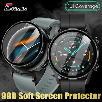 

Full Coverage 99D Screen Protector For Huawei Watch GT 2e 2 GT2 GT2e 42mm 46mm Curved Soft Protective Film Not Tempered Glass