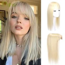 DIFEI Synthesis Topper Hair Piece With Bangs Head Overhead Natural Replacement Cover White Hair Heat Resistant For Women's Wigs
DIFEI Synthesis Topper Hair Piece With Bangs Head Overhead Natural Replacement Cover White Hair Heat Resistant For Women's Wigs