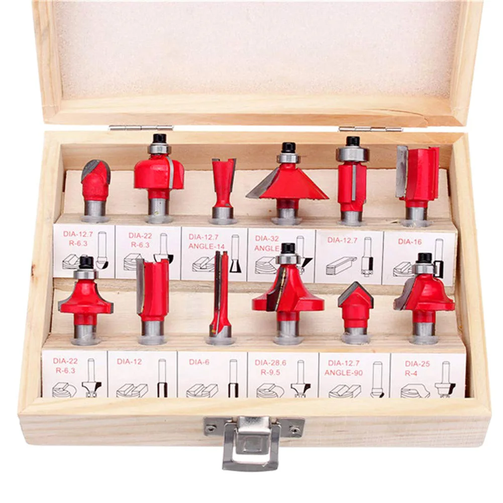 12pcs/set Woodworking Milling Cutters 8mm Shank Carbide Router Bit For Wood Cutter Engraving Cutting Tools High Quality Jan3
12pcs/set Woodworking Milling Cutters 8mm Shank Carbide Router Bit For Wood Cutter Engraving Cutting Tools High Quality Jan3