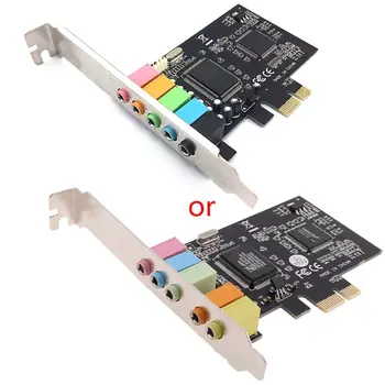 PCI-E Sound Card 5.1Channels Express Sound Card for PC Computer Extension Card M2EC
PCI-E Sound Card 5.1Channels Express Sound Card for PC Computer Extension Card M2EC