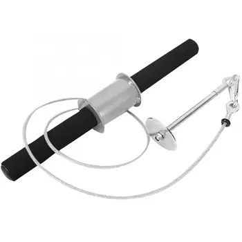 Gym Equipment Forearm Wrist Roller Trainer Muscle Training Fitness Equipment with Foam Handle Cover gym 
Gym Equipment Forearm Wrist Roller Trainer Muscle Training Fitness Equipment with Foam Handle Cover gym