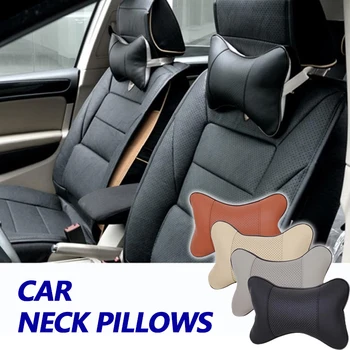 New 1pcs Car Neck Pillows PVC Leather Breathable Mesh Auto Car Neck Rest Headrest Cushion Pillow Car Interior Accessories
New 1pcs Car Neck Pillows PVC Leather Breathable Mesh Auto Car Neck Rest Headrest Cushion Pillow Car Interior Accessories