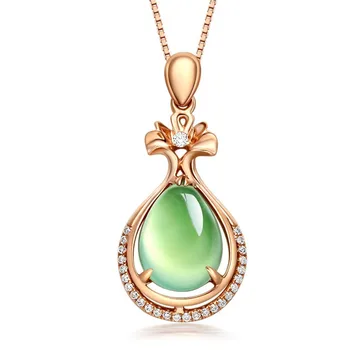 Emerald necklace for women green gemstones green crystal pendant rose gold diamond stones fine jewelry gifts vintage party chain
Emerald necklace for women green gemstones green crystal pendant rose gold diamond stones fine jewelry gifts vintage party chain