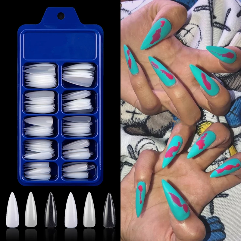 100Pcs Fake False Nails Art Tip Adhesive Nail Artificial Design for Nail Extensions Polish Sticker Everything for Manicure Fiber
100Pcs Fake False Nails Art Tip Adhesive Nail Artificial Design for Nail Extensions Polish Sticker Everything for Manicure Fiber