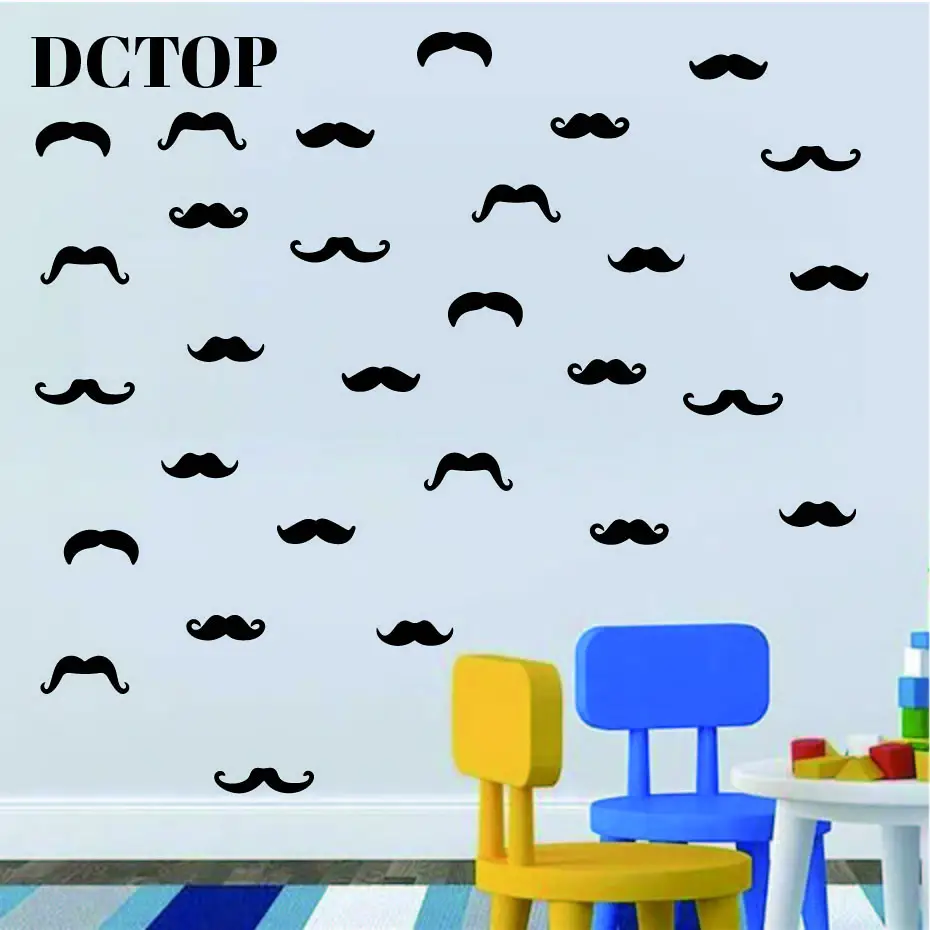 Kids Funny facial hair Mustache Sticker Little Man Boys Art DIY Vinyls Wall Decals Children Room Bedroom Home Decorative Mural
Kids Funny facial hair Mustache Sticker Little Man Boys Art DIY Vinyls Wall Decals Children Room Bedroom Home Decorative Mural