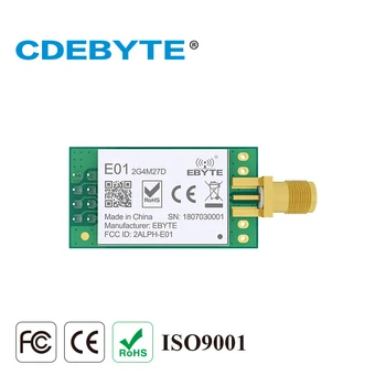 Ebyte E01-2G4M27D nRF24L01P 27dBm nRF24L01 PA LNA Long Range 2.4GHz SPI DIP IoT Module
Ebyte E01-2G4M27D nRF24L01P 27dBm nRF24L01 PA LNA Long Range 2.4GHz SPI DIP IoT Module