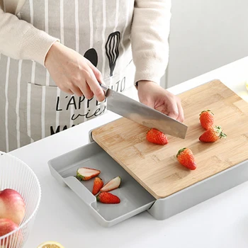 Kitchen Chopping Board Fruit Vegetable Cutting Plate Detachable Food Storage Pulling Board Drawer Type Household Cutting Board
Kitchen Chopping Board Fruit Vegetable Cutting Plate Detachable Food Storage Pulling Board Drawer Type Household Cutting Board