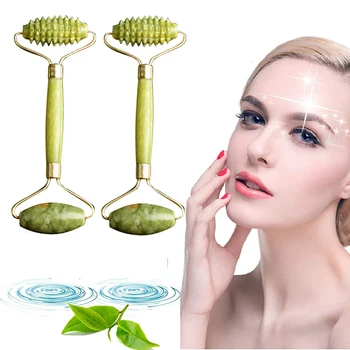2Pcs Double Face Massager Rollers Jode Stone Beauty Massager Face Lift Rollers artificial Jade Quartz Roller Face Thin Massagead
2Pcs Double Face Massager Rollers Jode Stone Beauty Massager Face Lift Rollers artificial Jade Quartz Roller Face Thin Massagead