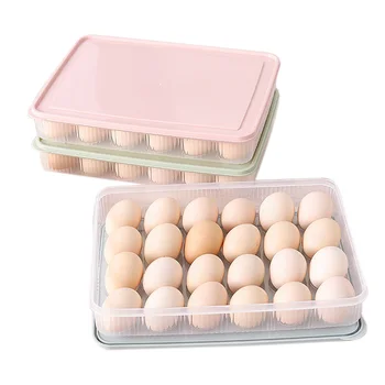 Egg storage box 24 Grid Refrigerator Food Protection Box Container Fresh-Keeping Container with Cover 31.5 x 23.5 cm
Egg storage box 24 Grid Refrigerator Food Protection Box Container Fresh-Keeping Container with Cover 31.5 x 23.5 cm