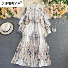 Runway Autumn Spring Vintage Long Sleeve Print Floral High Waist Boho A-Line Party Maxi Dress Elegant Luxury Dresses Women 2021
Runway Autumn Spring Vintage Long Sleeve Print Floral High Waist Boho A-Line Party Maxi Dress Elegant Luxury Dresses Women 2021