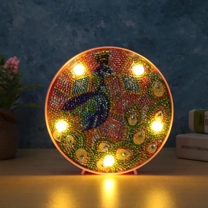 Mandala DIY Special Drill LED Diamond Painting Light Creative Desk Decor Projects Palm Cross Stitch Lamp Craft Gift
Mandala DIY Special Drill LED Diamond Painting Light Creative Desk Decor Projects Palm Cross Stitch Lamp Craft Gift