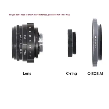 new Mini 35mm f/1.6 C Mount CCTV f1.6 lens for Canon EOS M EF-M Fuji Fujifilm FX Sony NEX a6300 a6000 Mirrorless Camera
new Mini 35mm f/1.6 C Mount CCTV f1.6 lens for Canon EOS M EF-M Fuji Fujifilm FX Sony NEX a6300 a6000 Mirrorless Camera