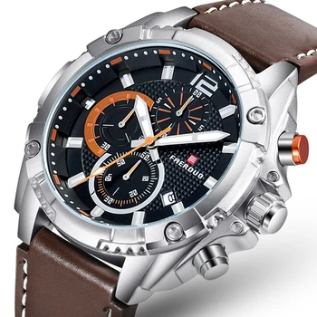 Watertight 3D Dial New Fashion Mens Watches Top Brand Luxury Big Dial Military Quartz Watch Leather Sport Chronograph Watch Men
Watertight 3D Dial New Fashion Mens Watches Top Brand Luxury Big Dial Military Quartz Watch Leather Sport Chronograph Watch Men