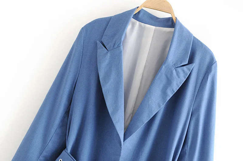 WOMEN'S Dress 2019 Early Autumn New Style Double Pocket Belt Suit Jacket Women's W336
WOMEN'S Dress 2019 Early Autumn New Style Double Pocket Belt Suit Jacket Women's W336