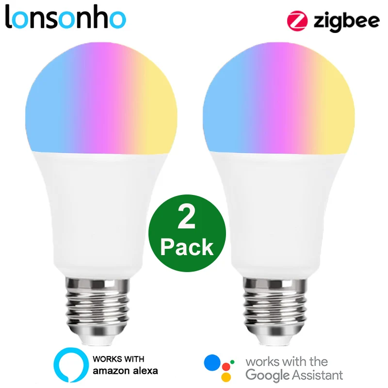 Lonsonho Smart Zigbee Led Lamp Light Bulb E27 220V RGB+CCT Lights Lighting Compatible Smartthings Echo Smart Home Automation
Lonsonho Smart Zigbee Led Lamp Light Bulb E27 220V RGB+CCT Lights Lighting Compatible Smartthings Echo Smart Home Automation