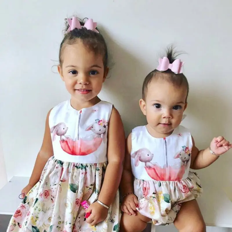 2020 Easter Bunny Rabbit Clothes Newborn Kids Baby Girl Sister Matching Outfits Flower Romper Dress Set
2020 Easter Bunny Rabbit Clothes Newborn Kids Baby Girl Sister Matching Outfits Flower Romper Dress Set