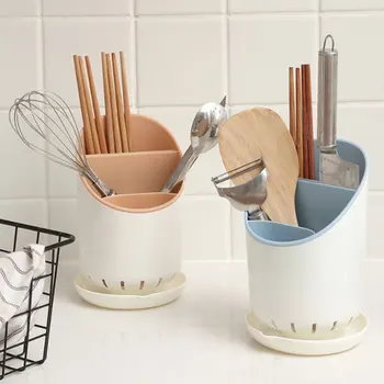 Kitchen Baskets Drain Chopsticks Knife Fork Tableware Storage Bucket Divider Dry Water Boxes Organizer Plastic Home Organization
Kitchen Baskets Drain Chopsticks Knife Fork Tableware Storage Bucket Divider Dry Water Boxes Organizer Plastic Home Organization