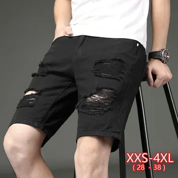 Straight Jean Short Men Summer White Ripped Loose Fashion Hip Hop Holes Male Solid Color Casual Beach Denim Shorts Mid-waist 
Straight Jean Short Men Summer White Ripped Loose Fashion Hip Hop Holes Male Solid Color Casual Beach Denim Shorts Mid-waist