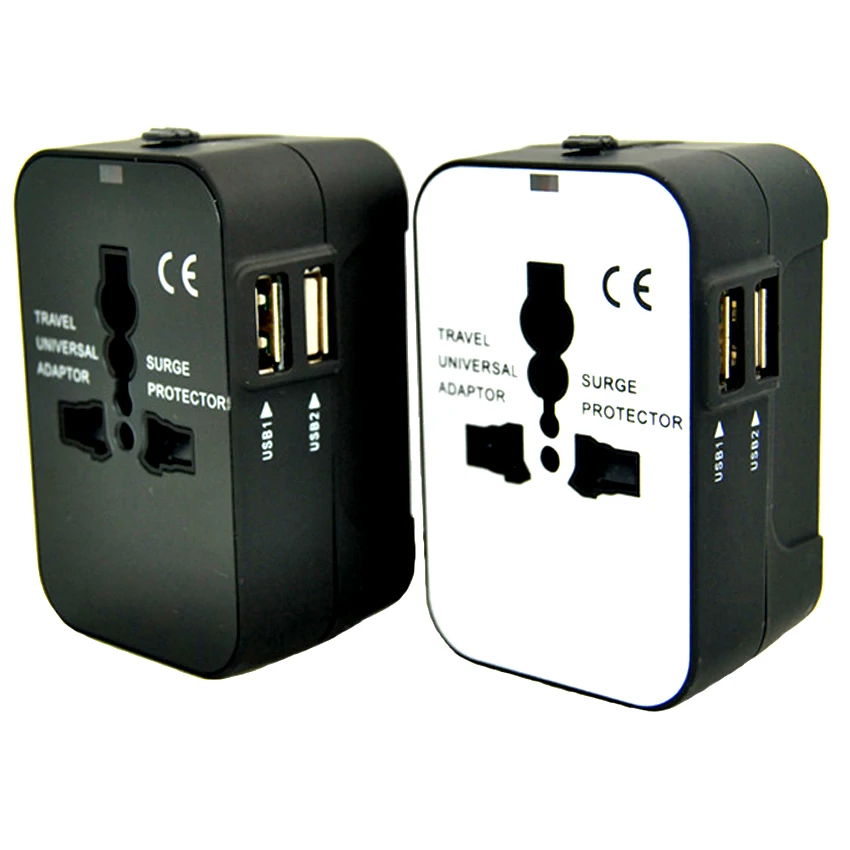 All in One Universal International Plug Adapter 2 USB Port World Travel AC Power Charger Adaptor with AU US UK EU converter Plug
All in One Universal International Plug Adapter 2 USB Port World Travel AC Power Charger Adaptor with AU US UK EU converter Plug