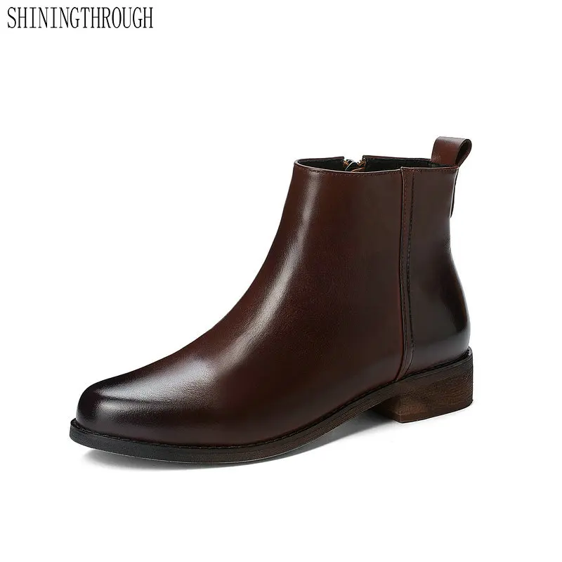 Genuine Leathe Women Motorcycle Boots Short Autumn Winter Ladies Shoes Woman ankle Boots large size 41 42 43
Genuine Leathe Women Motorcycle Boots Short Autumn Winter Ladies Shoes Woman ankle Boots large size 41 42 43
