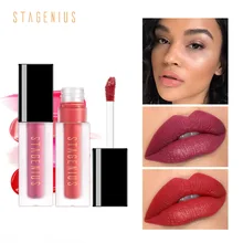 STAGENIUS Sıvı Ruj Su Geçirmez Kadife Mat Dudak Parlatıcısı Uzun ömürlü 9 Renkler Dudak Makyaj Seksi Ruj Dudak Parlatıcısı Yeni(China)